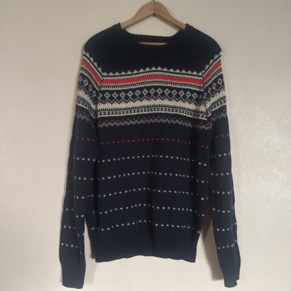 St. Johns Bay Wool Blend Crewneck Sweater Men's Large - Picture 1 of 5